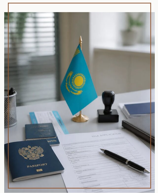 Оформление визы в Казахстан для поездки и работы в Севастополе