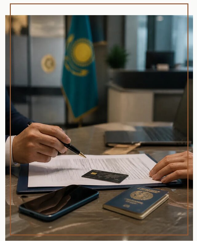 Открытие счета и банковской карты в Казахстане в Севастополе